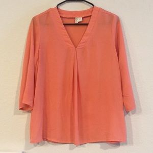 Peach Blouse